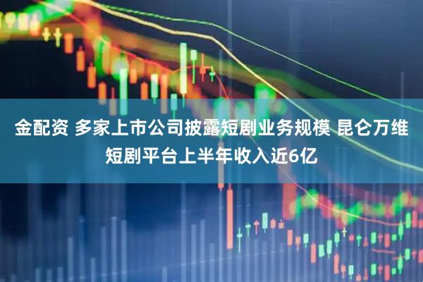 金配资 多家上市公司披露短剧业务规模 昆仑万维短剧平台上半年收入近6亿